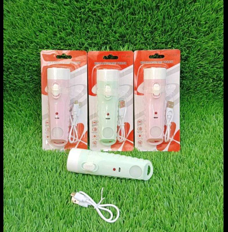 JY - 302 Micro USB လက်နှိပ်ဓာတ်မီး