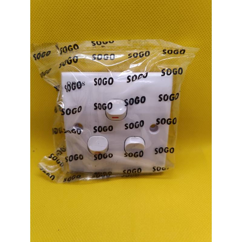 SOGO 3Gang Switch ( 1x10 )