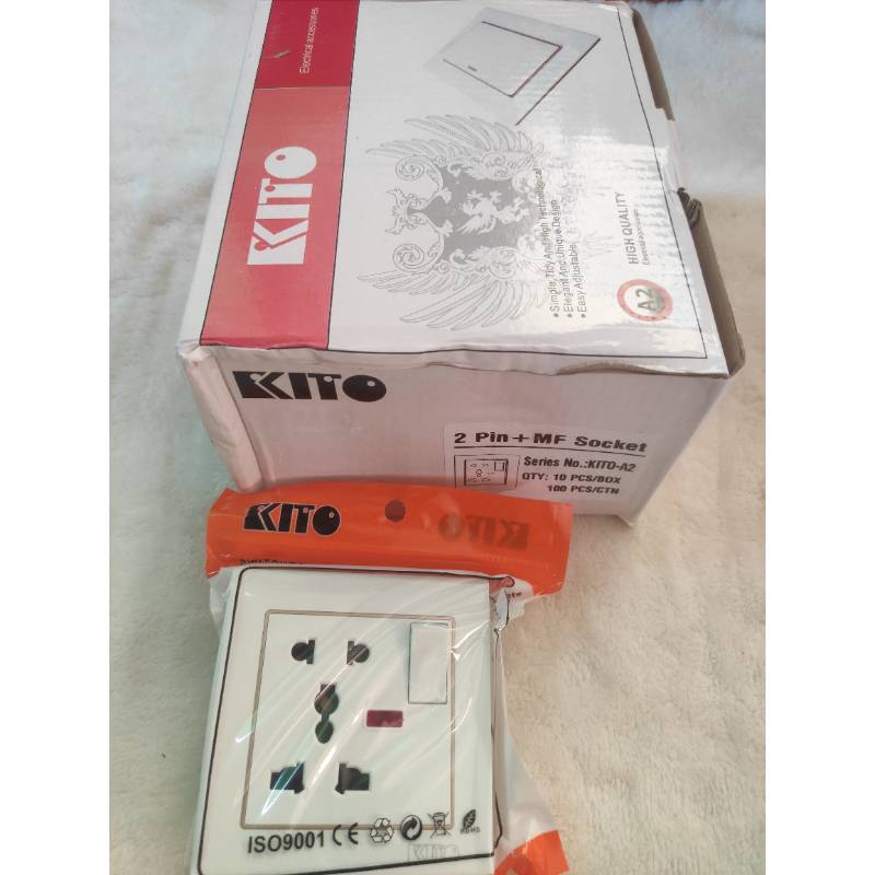 Kito 1Gang 2Sockets Multi (1x10)