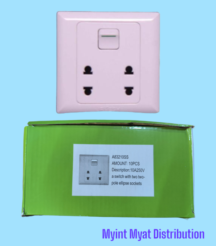 J Fresh 1Gang 2Socket ( 1x 10 )