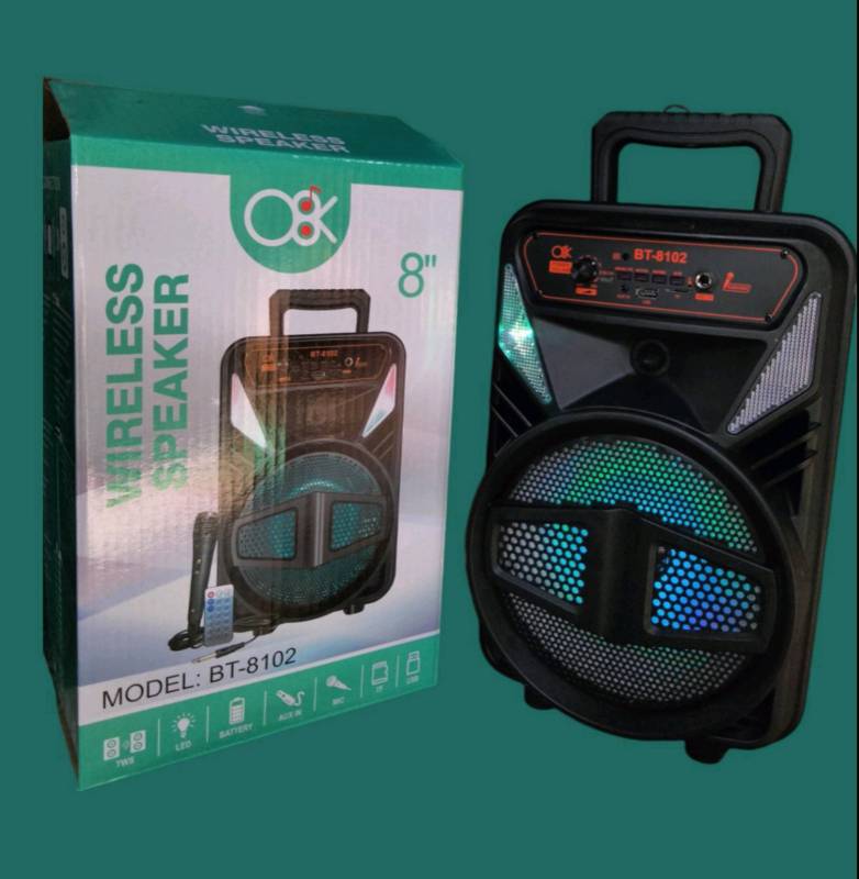 BT - 8101/ 8102 - 8" Bluetooth Speaker With Mic