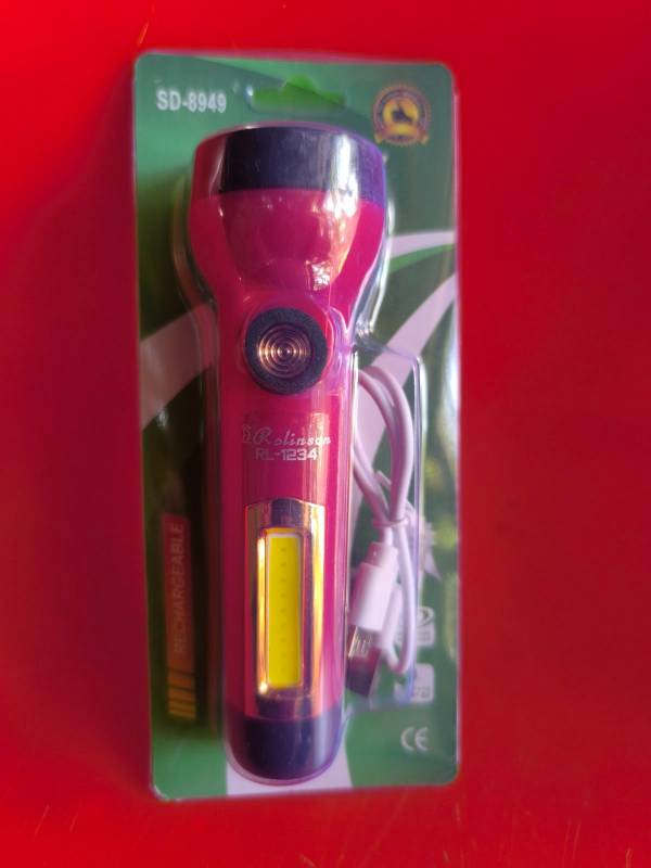 RL -1234 / SD-8948 USB အားသွင်းဓာတ်မီး