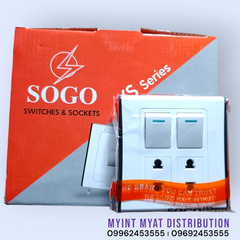SOGO YS 2Gang 2Sockets( 1x10 )