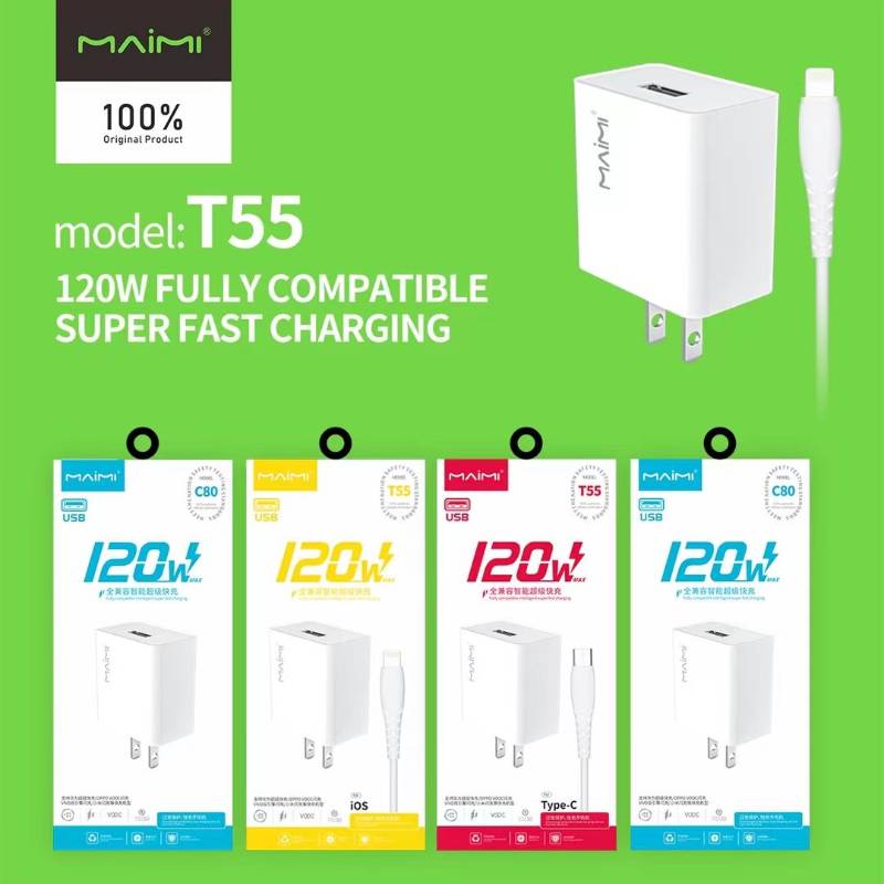 Maimi - T-55 120W Charger Set Type C