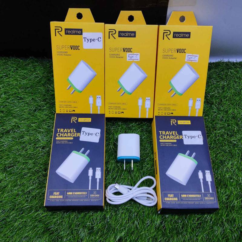 5G Realme 2.4A - Type C Charger Set