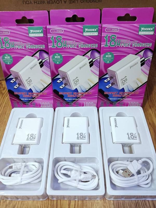 Yoodex M20 - Quick Charge Micro Charger Set