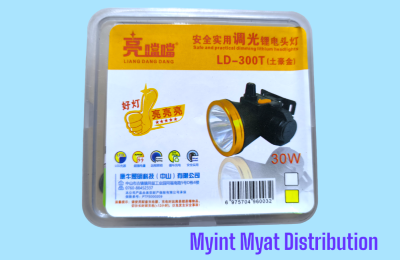 LD 300T - လှည့်ဖြူသေး ခေါင်းစီးဓာတ်မီး