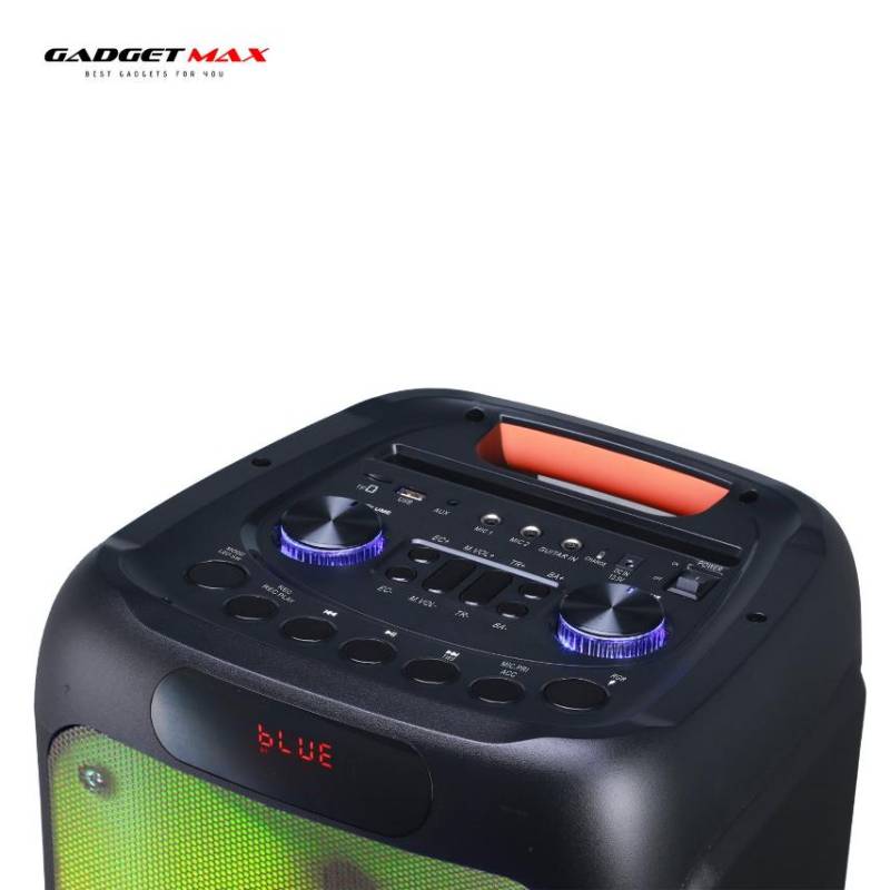GADGET MAX GMPT50 - 8" x 2 Party BOX BT Speaker
