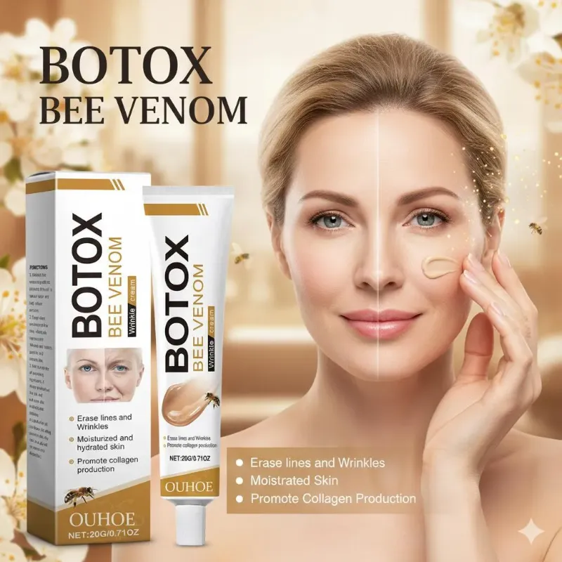 Botox Bee Venom Wrinkle Cream | Anti‑Aging Moisturizer | Collagen Boost | Reduce Wrinkles & Fine Lines