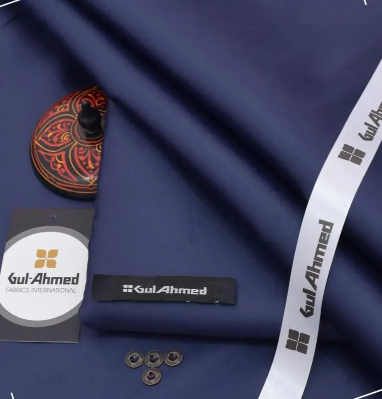 Men’s Unstitched Cotton Sotton Plain Suit-4