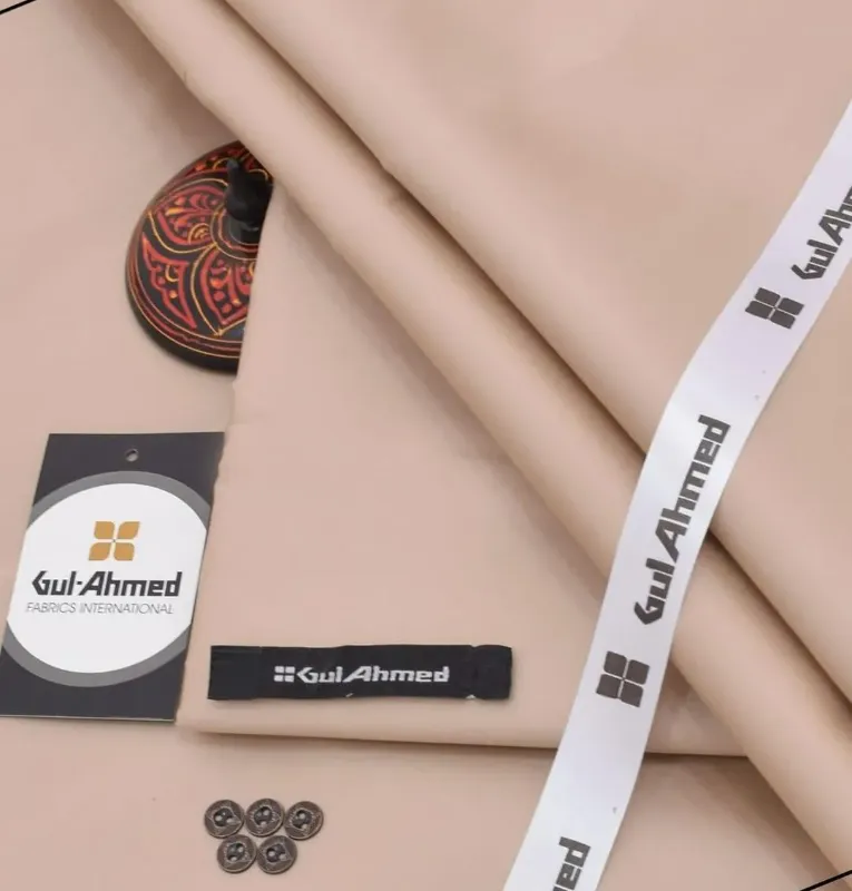 Men’s Unstitched Cotton Sotton Plain Suit-1