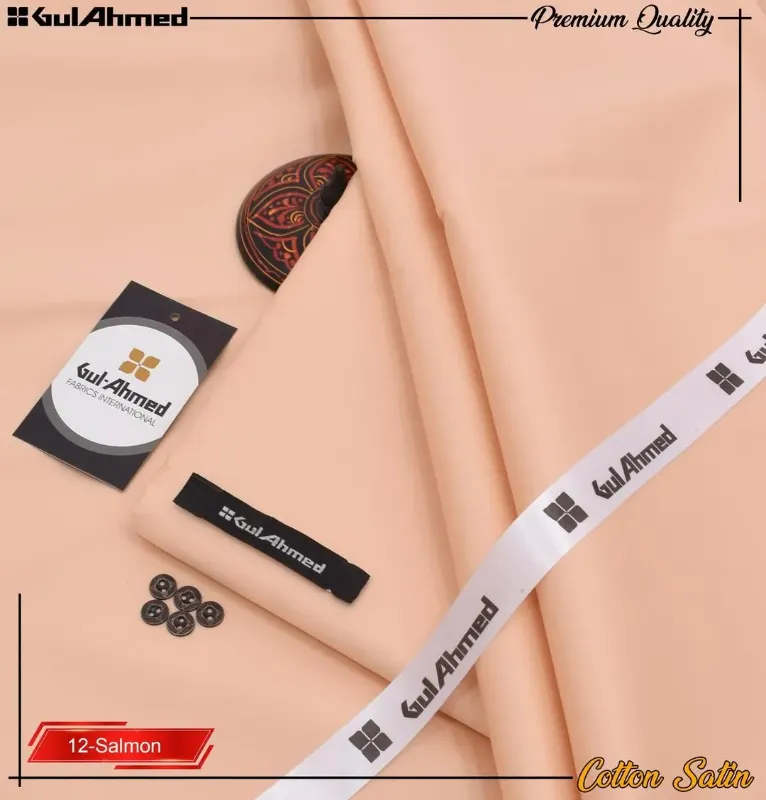 Men’s Unstitched Cotton Sotton Plain Suit-7