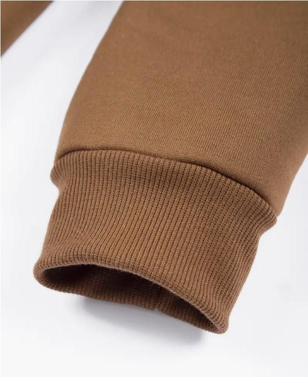 Men's Fleece Plain Zipper Track Suit 1