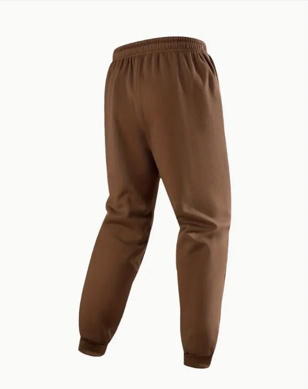Men's Fleece Plain Zipper Track Suit 1
