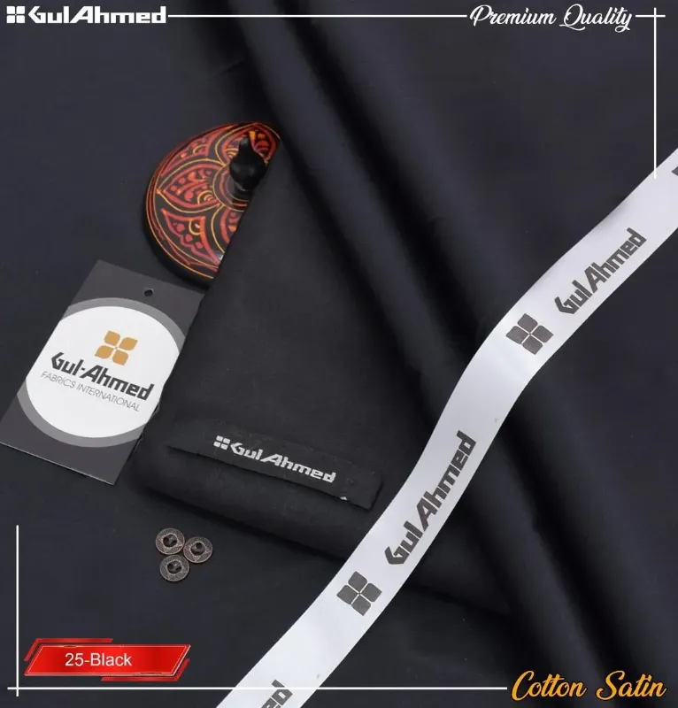 Men’s Unstitched Cotton Sotton Plain Suit-2