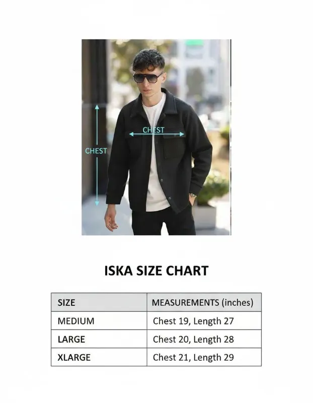 Men's Fleece Plain Fleece Jacket