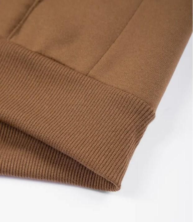 Men's Fleece Plain Zipper Track Suit 1