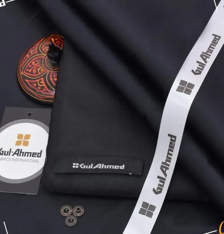 Men’s Unstitched Cotton Sotton Plain Suit-2