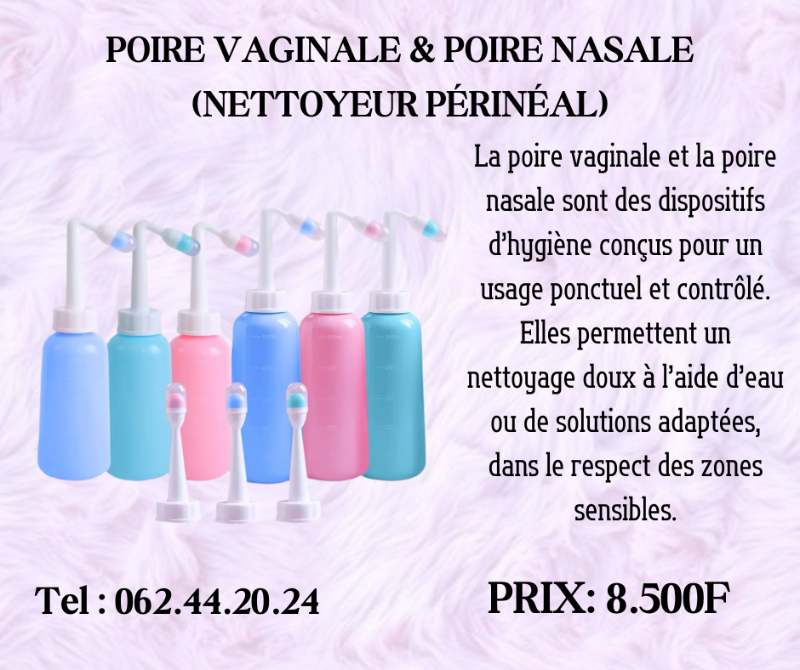 Poire Vaginale & Nasale – Dispositif d’Hygiène