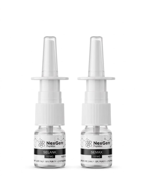 Focus & Flow Stack | Semax + Selank | Vial or Nasal Spray