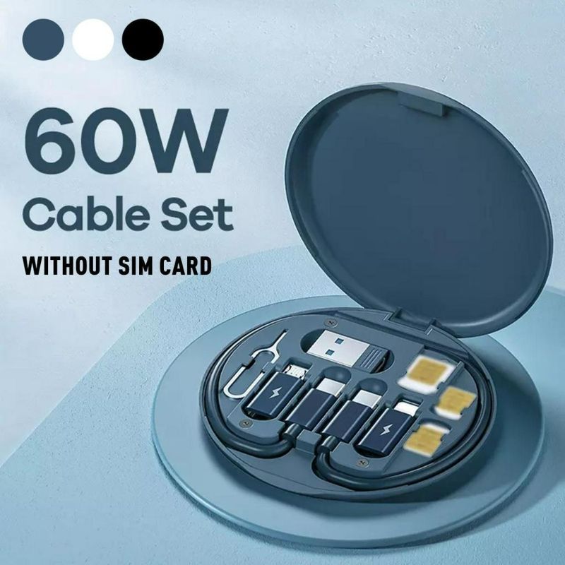 New Data Cable Storage Box | 60W Fast Charging | Multifunctional Mobile ...