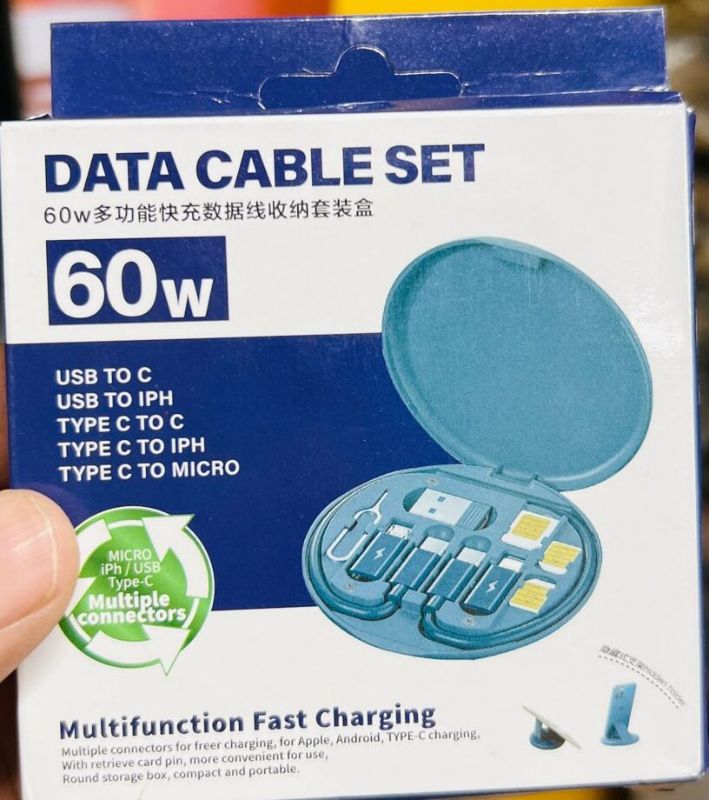 New Data Cable Storage Box | 60W Fast Charging | Multifunctional Mobile ...
