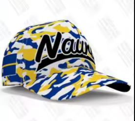 Camo Custom printed Repbulic of Nauru cap
