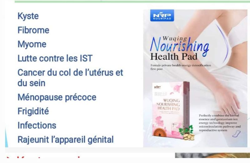 SERVIETTE DE SANTE FEMININE