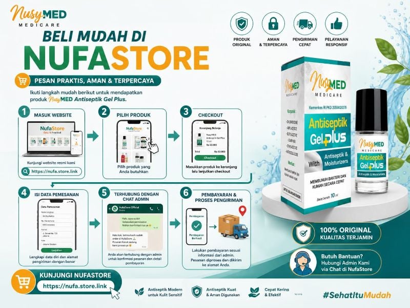 Nusymed Antiseptik Gel Plus