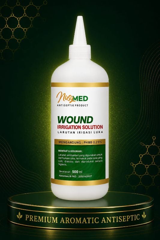 Nusymed Wound Irigation (PHMB) 500ml (Mint)
