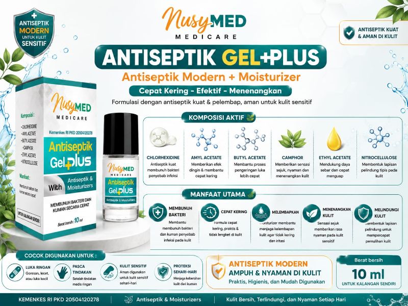 Nusymed Antiseptik Gel Plus