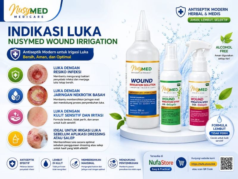 Nusymed Wound Irigation (PHMB) 30ml (Jeruk)