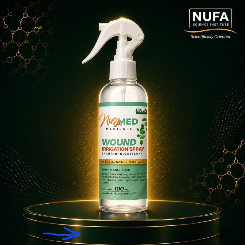 Nusymed Wound Irigation (PHMB) TS 100ml (Mint)