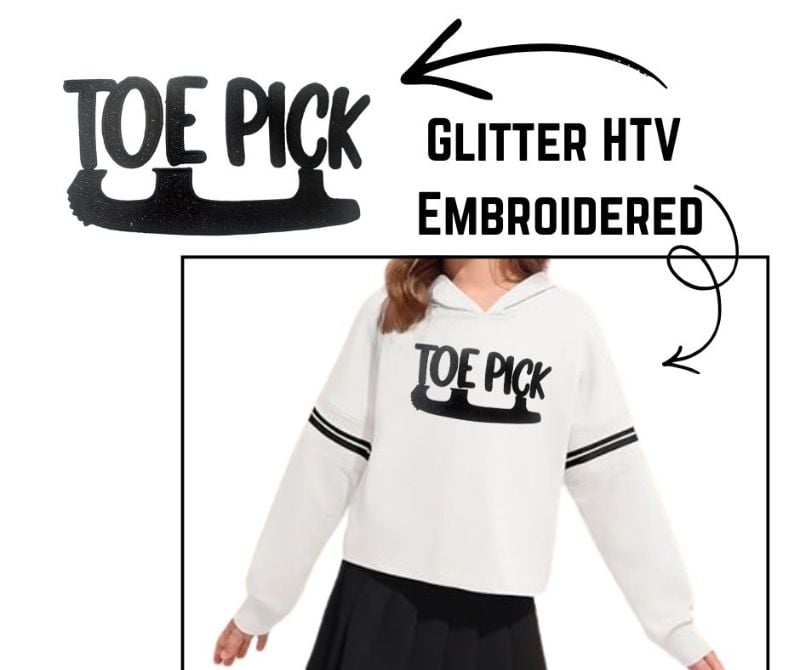 Toe Pick Lightweight Girls Hoodie