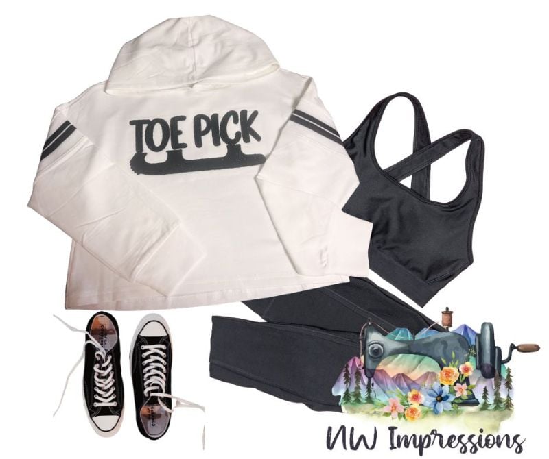 Toe Pick Lightweight Girls Hoodie