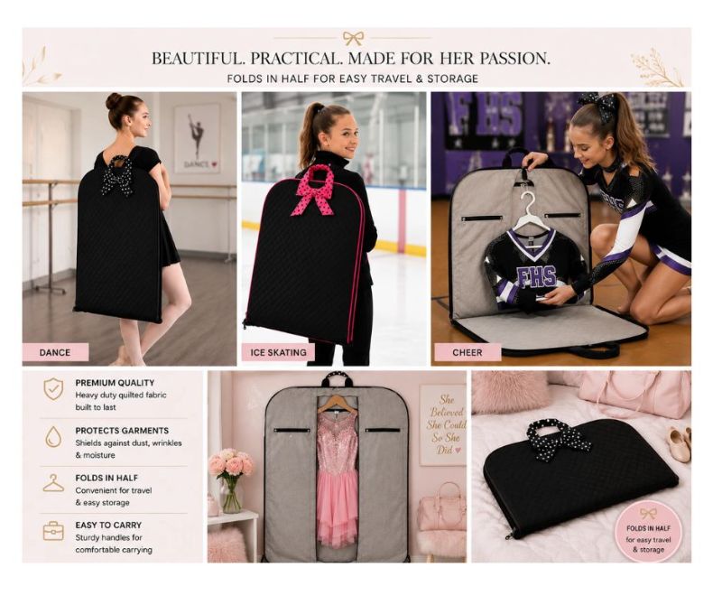 Garment Bags Custom Embroidered