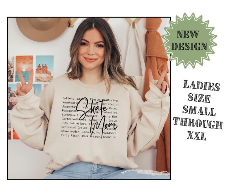 Ladies "Skate Mom" Sweatshirt