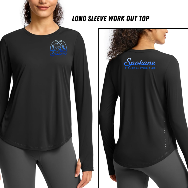 SFSC Women Long Sleeve Workout Shirt