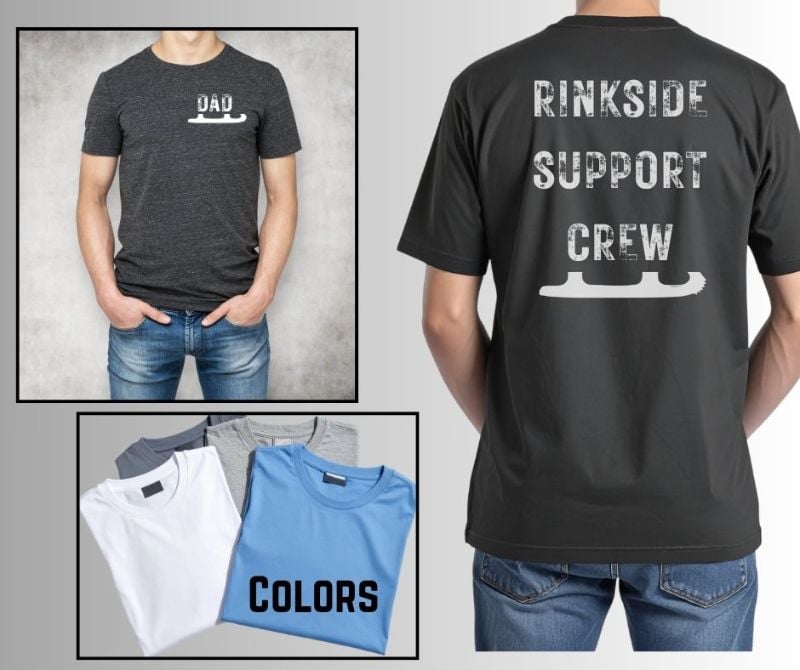 Men's "RinkSide Support Crew" T-Shirt