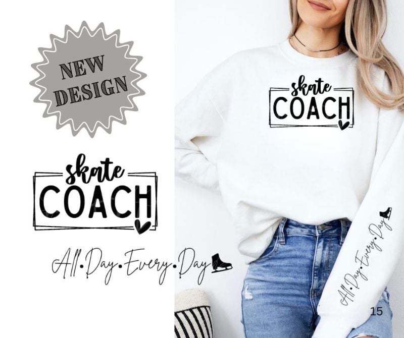 Ladies "Skate Coach" Sweatshirt