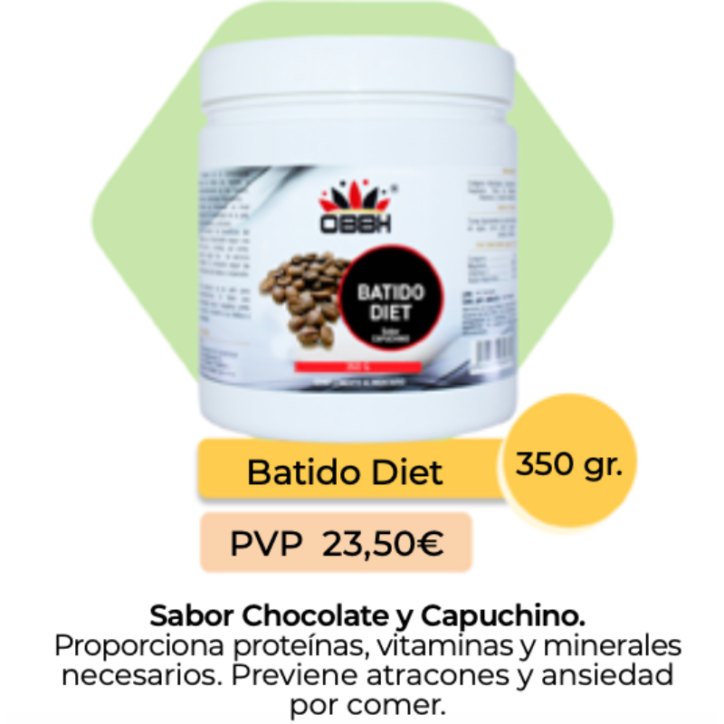 Batido Vegano 350 gr. (Sin gluten, 100% vegano)