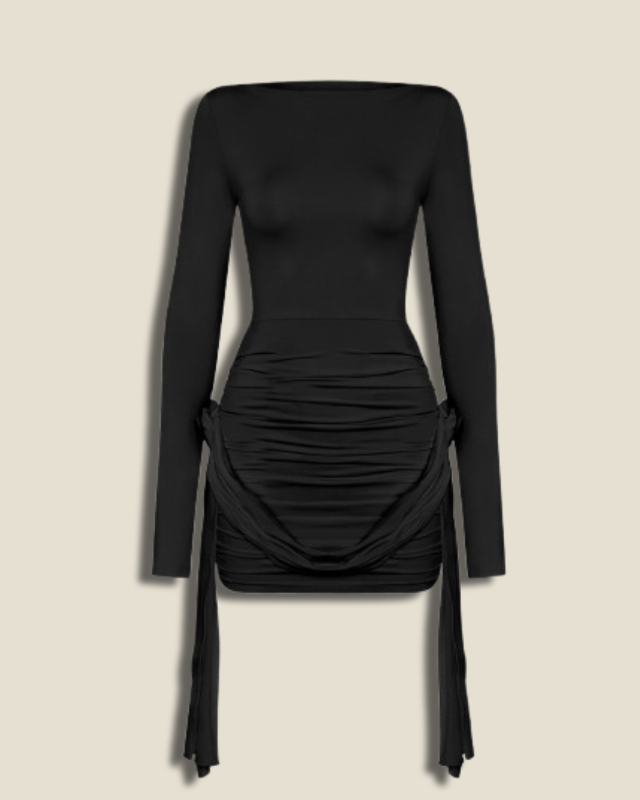 Vestido Corto Negro