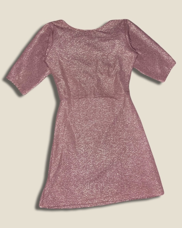 Vestido Corto Rosado