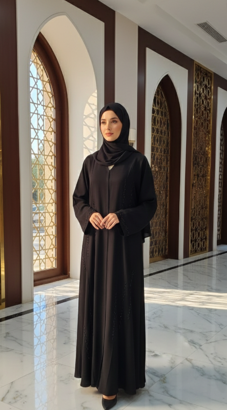 Noir Elegance: A Symphony of Texture and Light