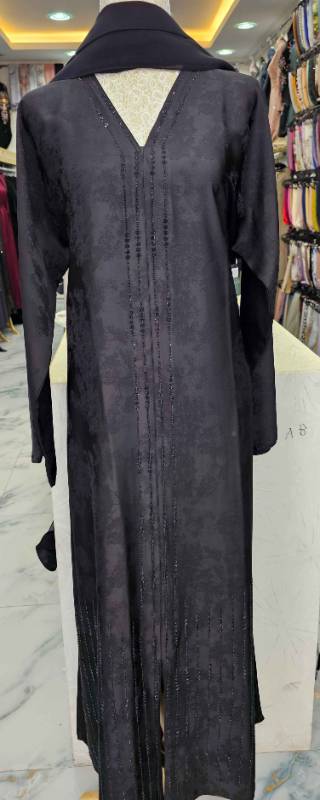 Dazzle Down Abaya Subtle Sparkle,Bold Elegance