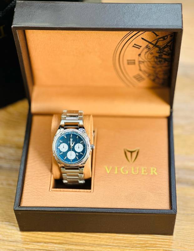 Vigour Surge Metal Watch - Realiable & Water Resistant