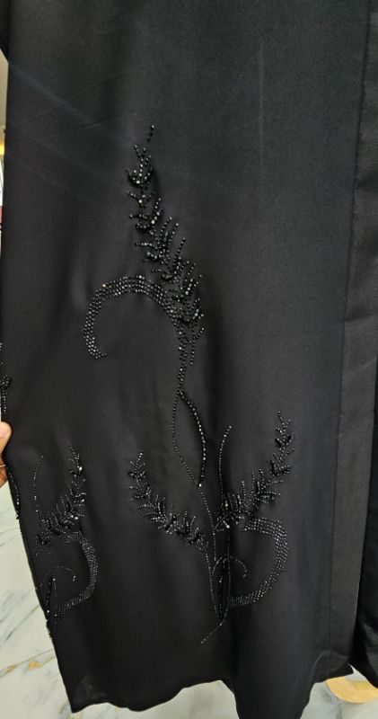 Modest Luxury Black Diba Abaya