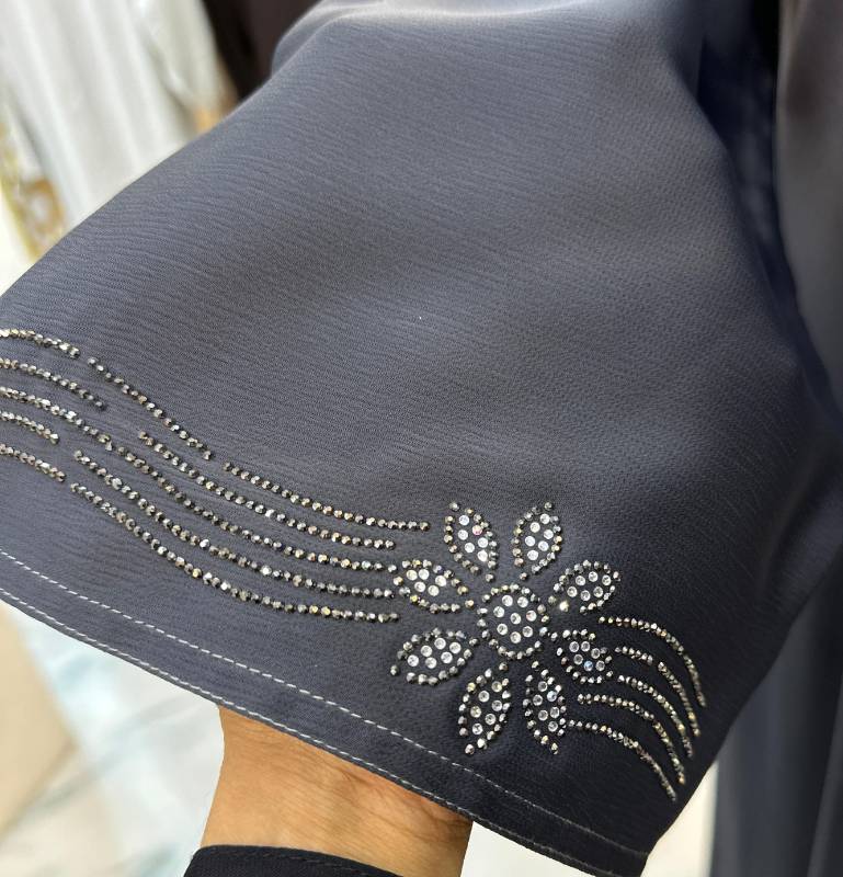 Grey Ember Abaya: A Masterpiece Of Design