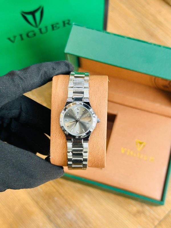 Viguer Women's Watch | Elegant Luxury Ladies Timepiece with Box