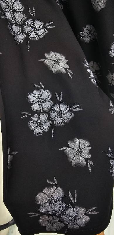 Floral Patterned Modest Abaya